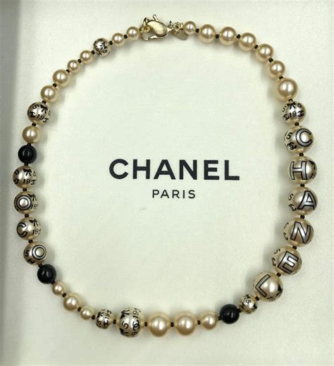 coco chanel necklaces sale|Coco Chanel faux pearls.